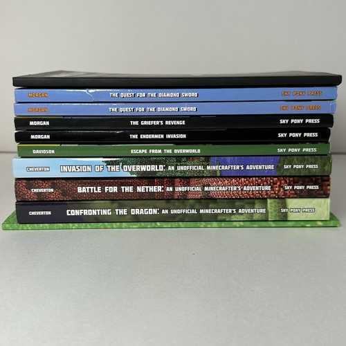 Minecraft novels lot 10 - minecraft, of